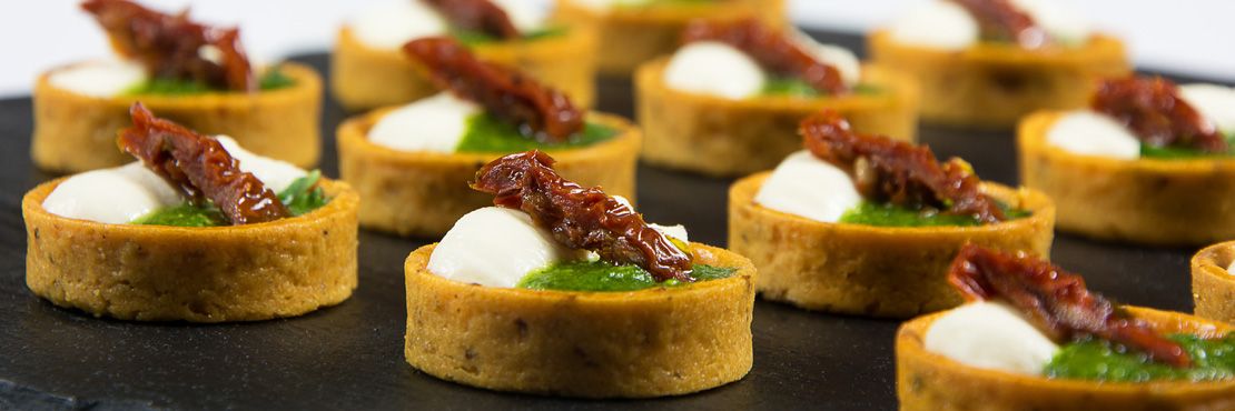 Finger Food Buffet Catering Companies London Pesto Sundried Tomato Pastry